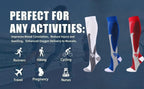 S-XXL 3 Pairs Pack/Socks Compression Socks 30 Mmhg Fit For Medical Edema Diabetes Varicose Veins Running Sports Socks Size XXL