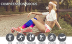 S-XXL 3 Pairs Pack/Socks Compression Socks 30 Mmhg Fit For Medical Edema Diabetes Varicose Veins Running Sports Socks Size XXL