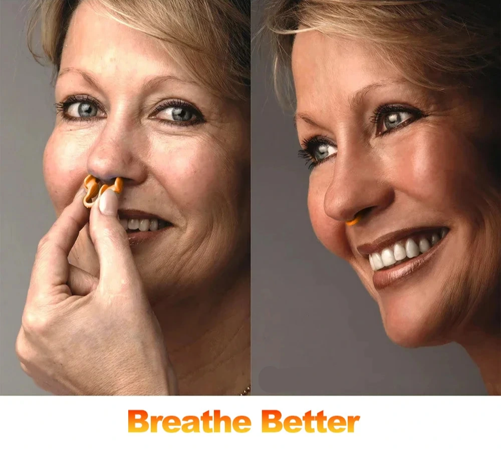 1~2Pcs Silicone Nose Clip Anti Snoring Nasal Dilator Stop Snore Aid Easy Breathe Improve Sleeping Rhinitis